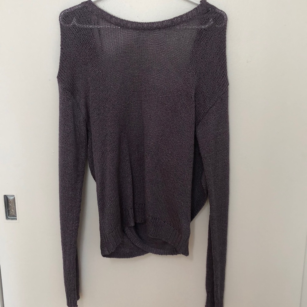 Open Back Knit Sweater